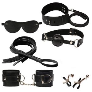 Lockable 7 piece bondage set