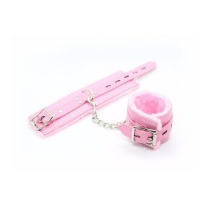 Hogtie Pink Plush BDSM bondage set