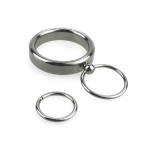Kovinski obroček za penis Lead me