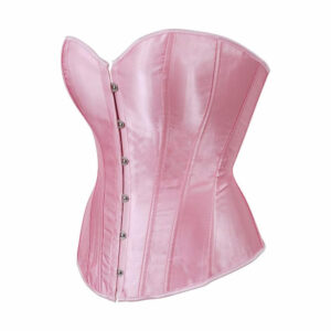 Lolita-erotic-shop-satenast-korzet-roza-2 Korzet iz satena Overbust roza