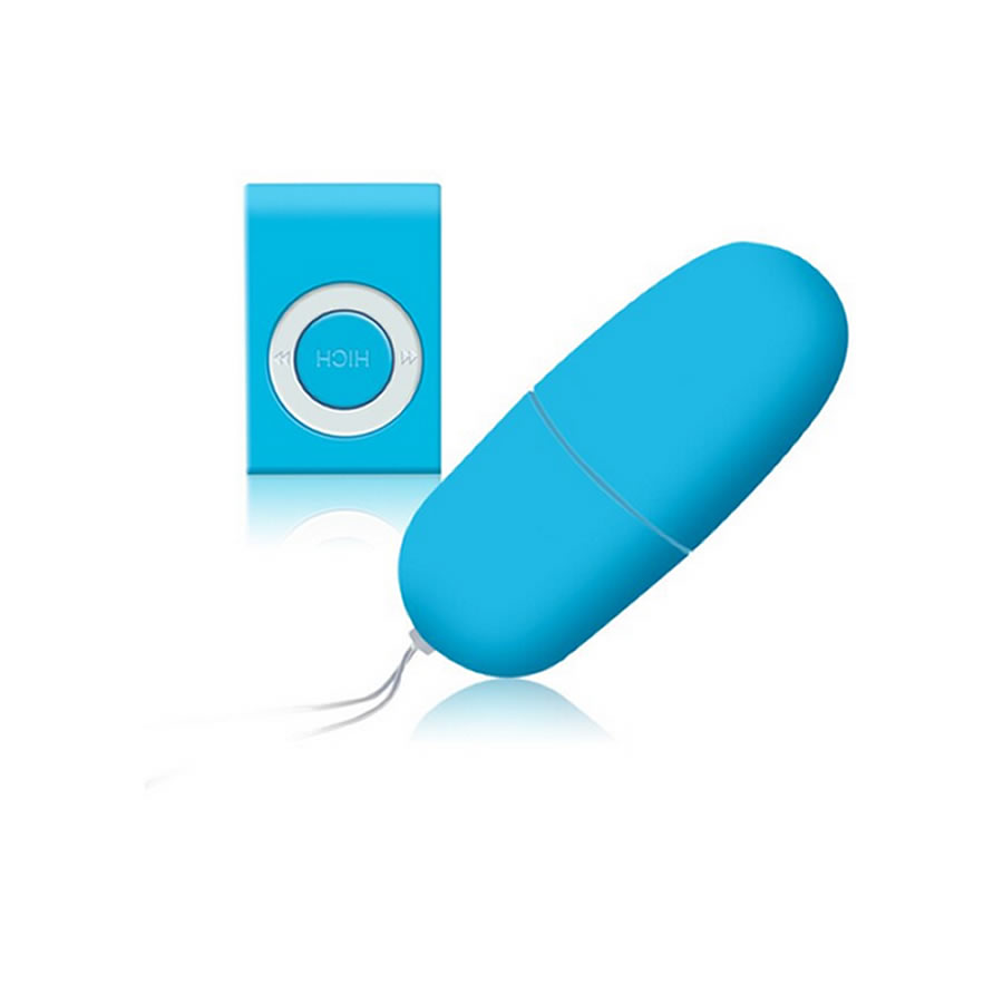 Vibracijski jajcek z daljincem ipod shuffle remote wireless egg moder_2 Vibracijski jajček z daljincem iPod shuffle