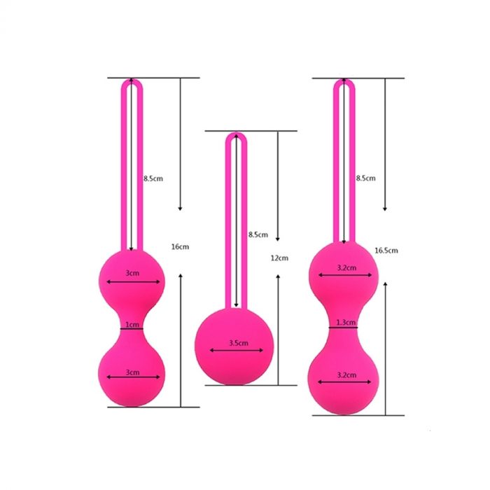 Set vaginalnih kroglic discreet pleasures vijolicne 3-1_3 Set vaginalnih kroglic Discret pleasures