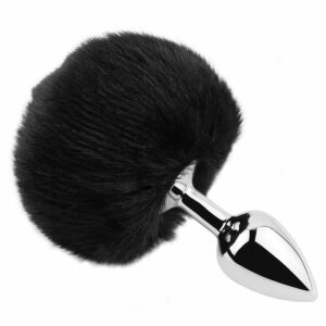 Kovinski analni čep s cofom mali