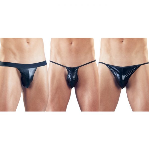 Moske-hlacke-wetlook-3-pack_1 Set moških wetlook hlačk