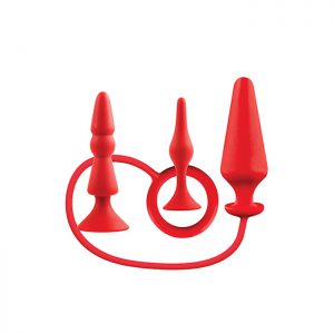 Set Back up silicone rdeč