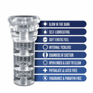 Rize Luz prozoren samovlažilni masturbator