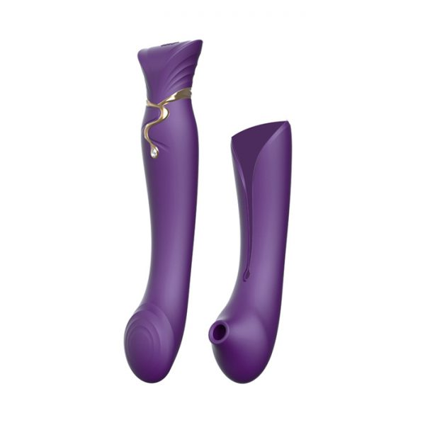 Zalo-Queen-pulse_vibrator-purple_3 Zalo Queen set vijoličen