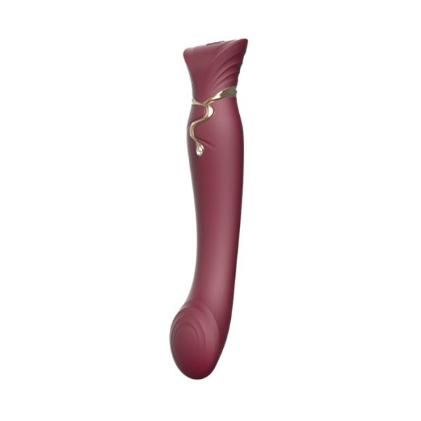 Zalo-Queen-pulse_vibrator-red_2 Zalo Queen set rdeč