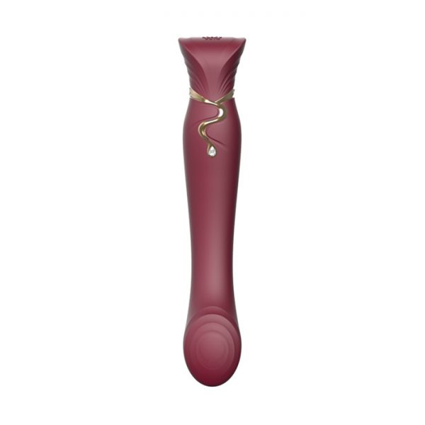 Zalo-Queen-pulse_vibrator-red_4 Zalo Queen set rdeč