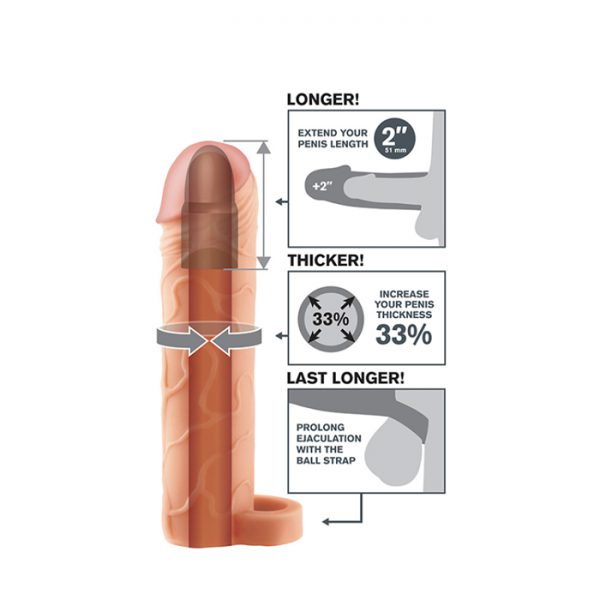 x-tensions perfect 2inch extender with ball strap_1
