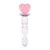 Steklen dildo Crystal heart