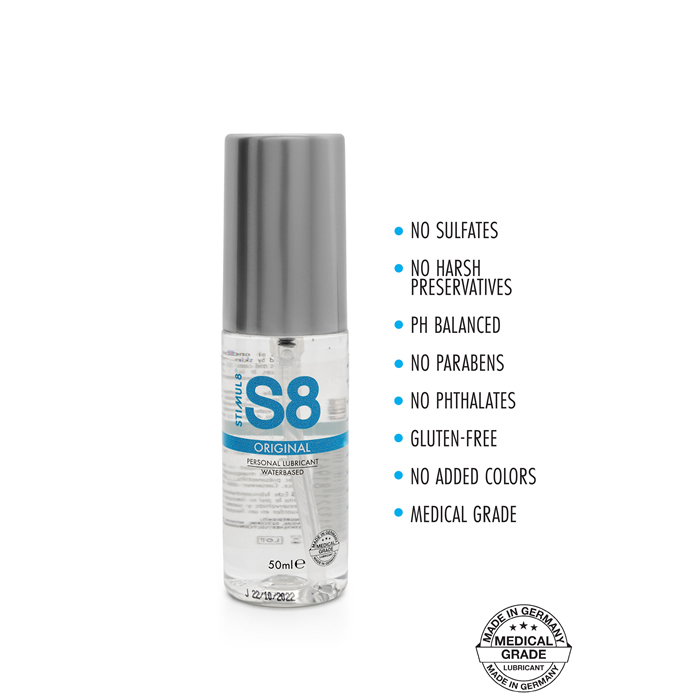 S8 waterbased lube 50 ml S8 Original lube 50 ml