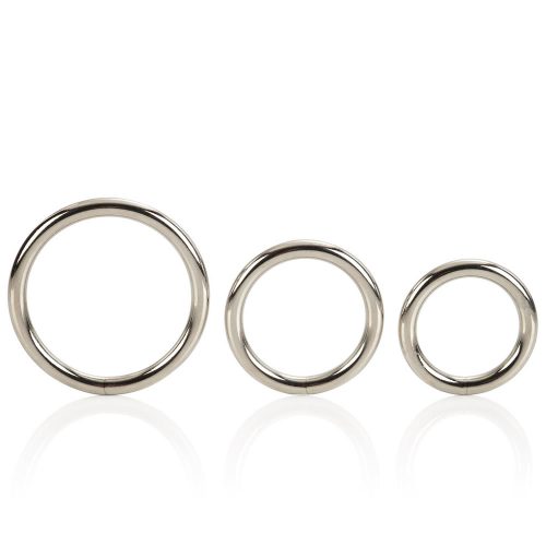 Set kovinskih obročkov Silver ring