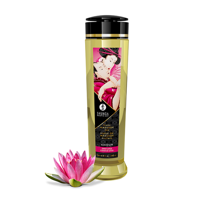 Shunga erotic massage oil Amour sweet lotus Masažno olje Shunga Erotic Amour Sweet lotus