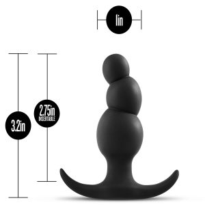 Anal adventures Platinum stacked plug