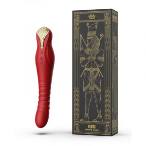 Zalo King Thruster vibrator rdeč