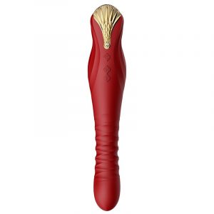 Zalo King Thruster vibrator rdeč 2