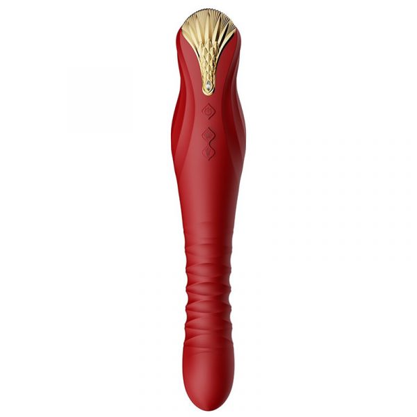 Zalo King Thruster vibrator rdeč 2