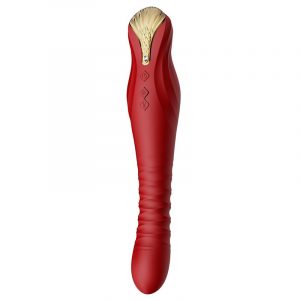 Zalo King Thruster vibrator rdeč 3