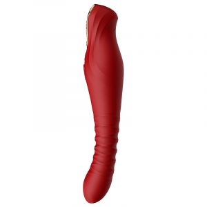 Zalo King Thruster vibrator rdeč 4