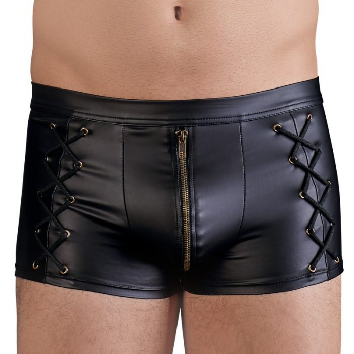 Moske bokser hlackez wetlook z zadrgo 290058_1 Moške bokser hlačke wetlook z zadrgo
