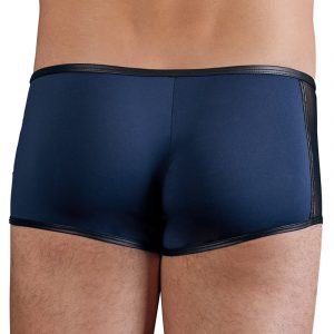 Moške bokser hlačke z zadrgo modre nek