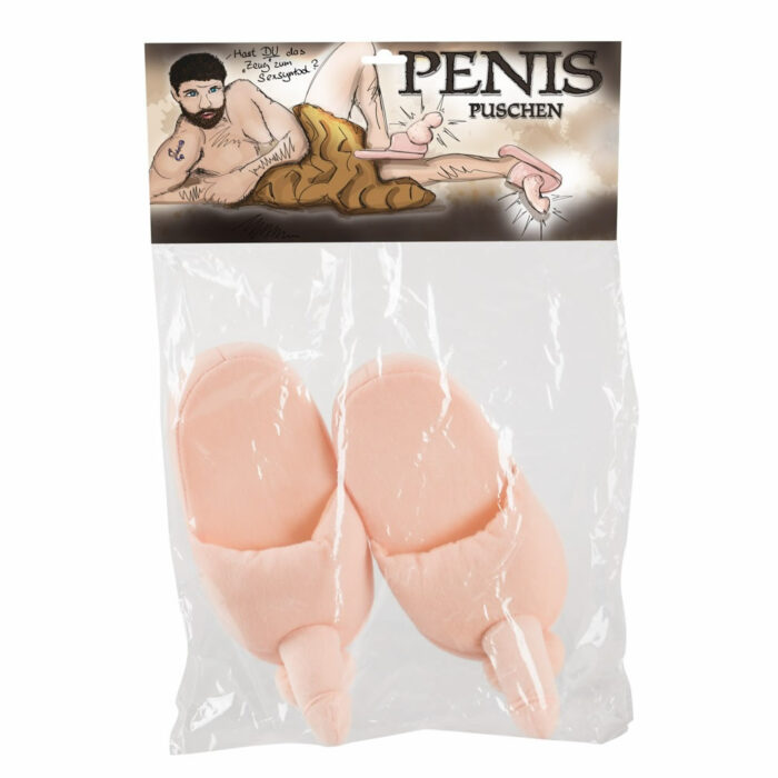 Plišasti copati s penisom - zanjo