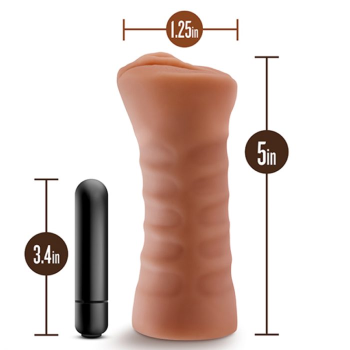 M for Men Julietta Mocha vibracijska vagina_3 Vagina M for Men Julieta Mocha