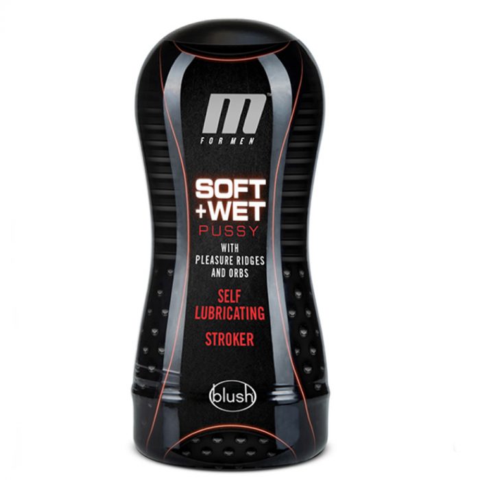 M for Men self lubricating stroker vagina ridges and orbs_1 Masturbator Soft and Wet Vanilla Ridges & Orbs