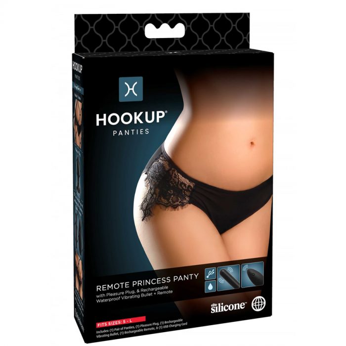 Remote Princess panty hlacke z wireless analnim cepom_1 Hlačke Hookup remote anal plug
