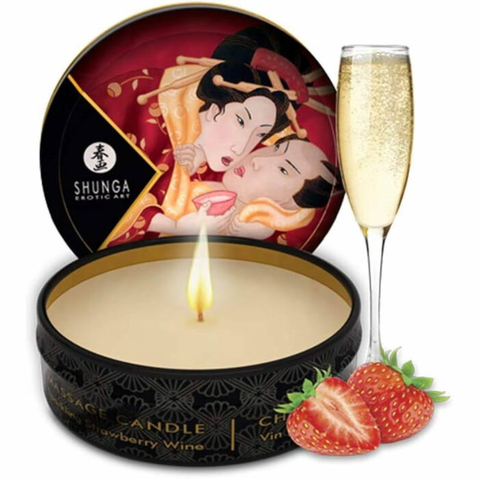 Masažna sveča Shunga Sparkling Strawberry