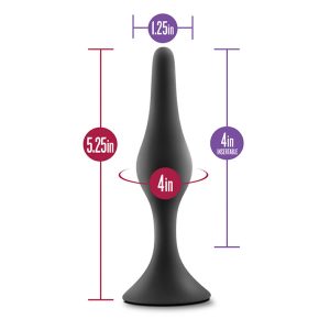 Analni čep Luxe black L