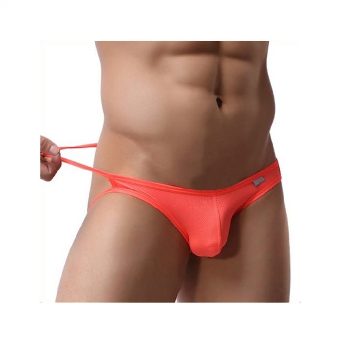 Moske hlacke Assless oranzne_1 Moške hlačke Discreet Jock oranžne