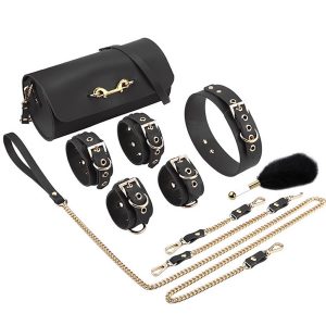Usnjen komplet BDSM izdelkov Satchel