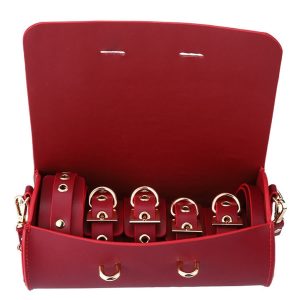 Usnjen komplet BDSM izdelkov Satchel