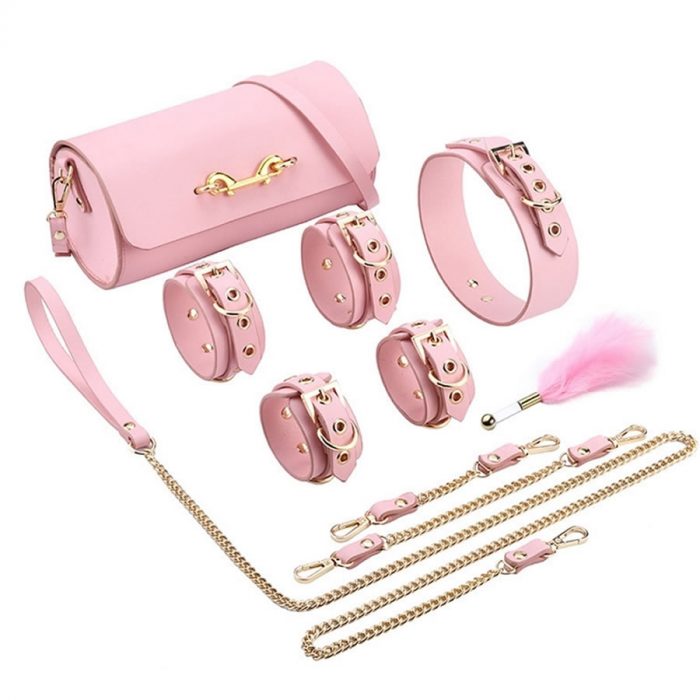 Usnjen komplet BDSM izdelkov Satchel
