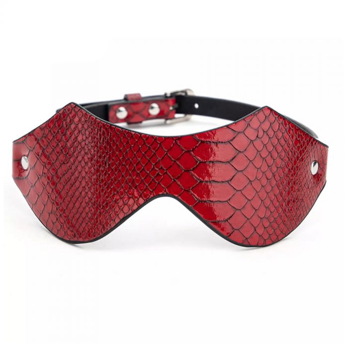 Crocodile pattern 7 piece bondage set red 3 Komplet BDSM igračk Crocodile 7-delni