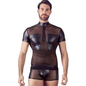 Moška majica z zadrgo