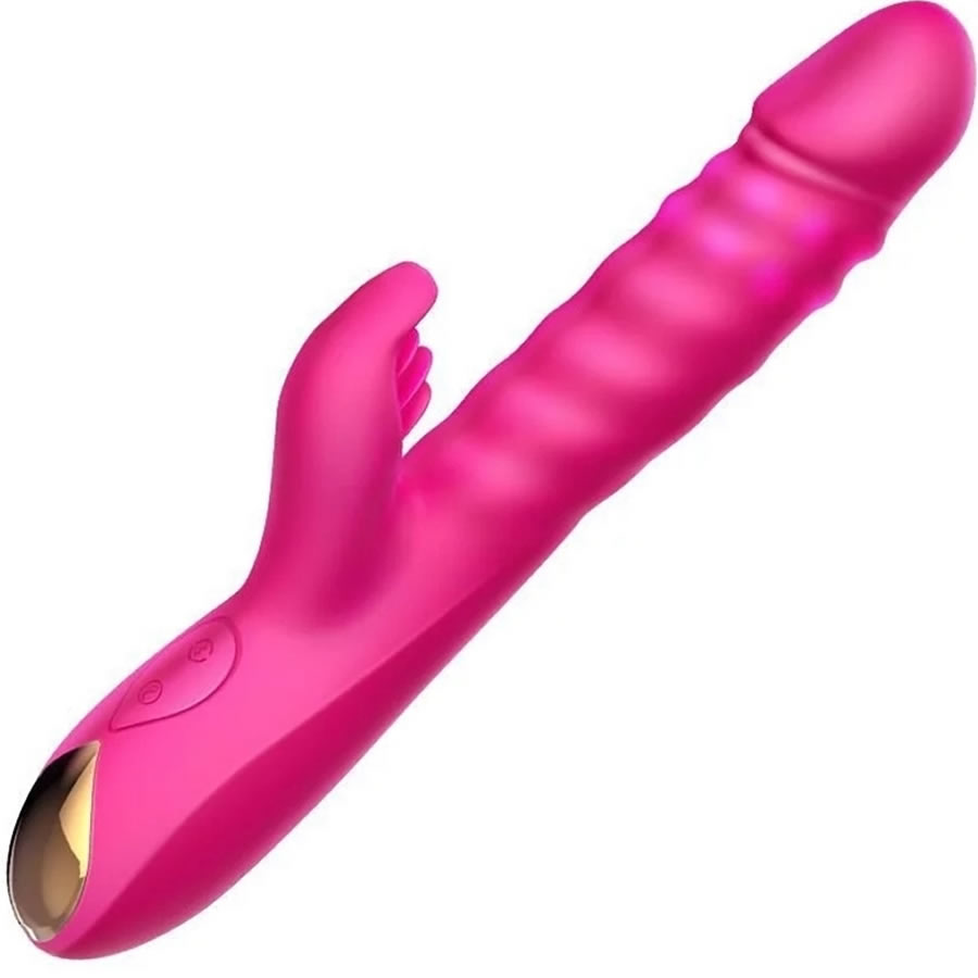 Capricornus Thrusting and rotating rabbit vibrator pink_1 Rabbit vibrator & thruster Capricornus