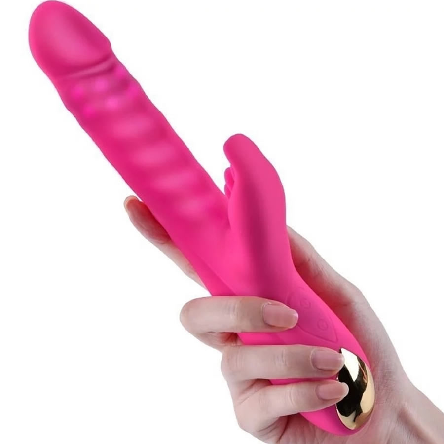 Capricornus Thrusting and rotating rabbit vibrator pink_2 Rabbit vibrator & thruster Capricornus
