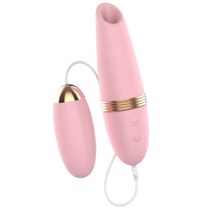 Sesalni stimulator z vibracijskim jajčkom Magic sucker