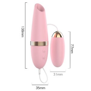 Lilo magic sucker vibe clitoral stimulator vibrating egg_3 Sesalni stimulator z vibracijskim jajčkom Magic sucker
