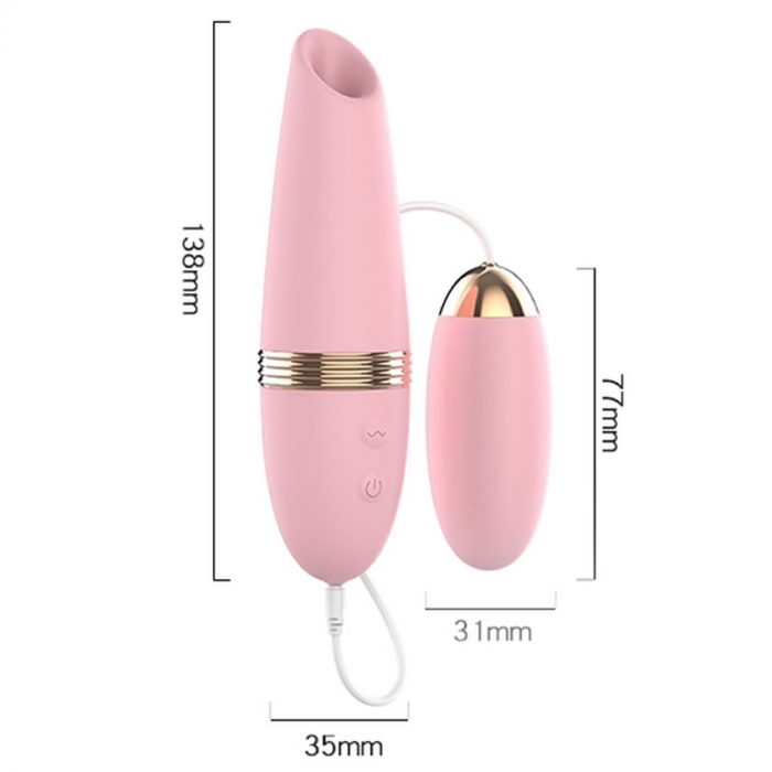 Sesalni stimulator z vibracijskim jajčkom Magic sucker