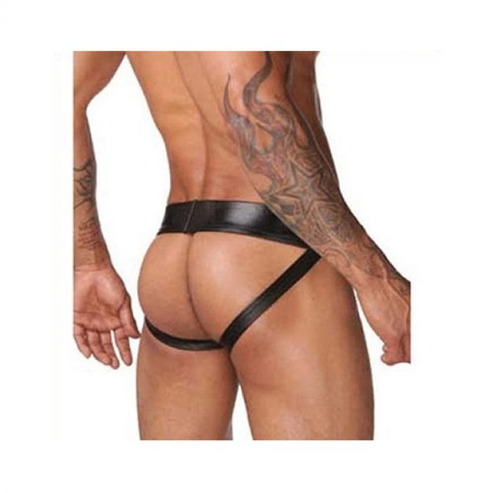 Moške Jock strap hlačke wetlook