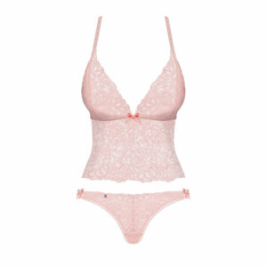 Ženski top set Delicanta roza