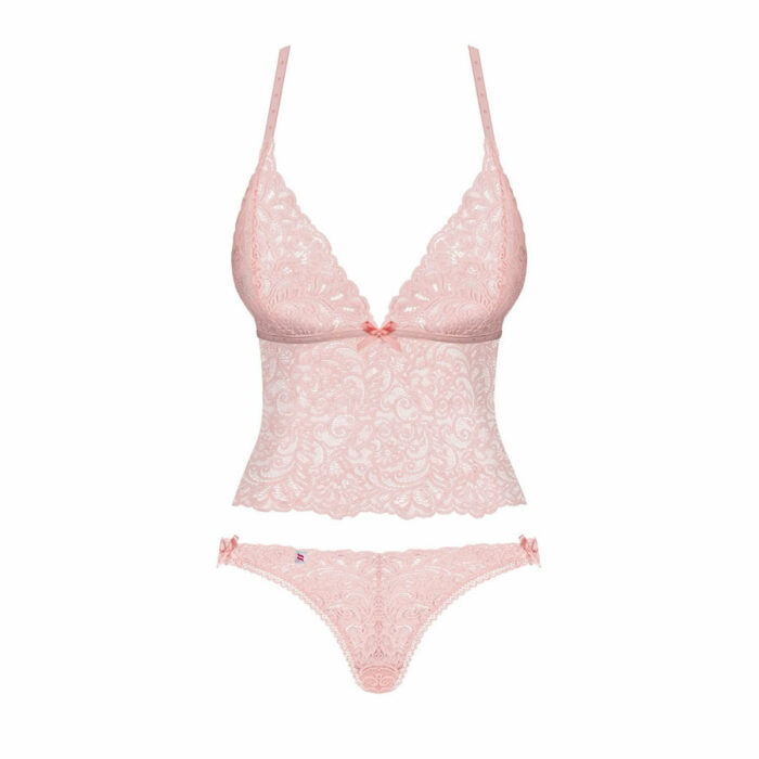 Ženski top set Delicanta roza