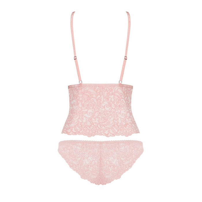 Ženski top set Delicanta roza