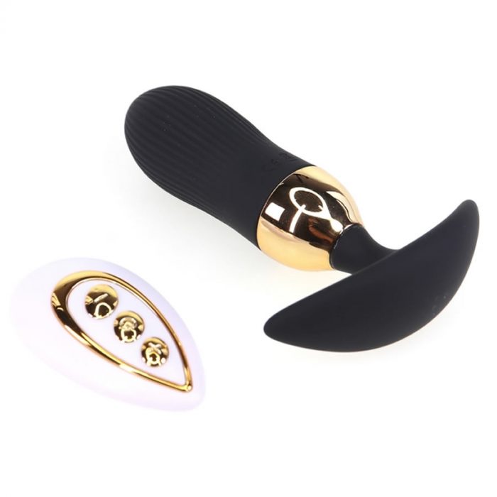Analni vibrator z daljincem Stripe