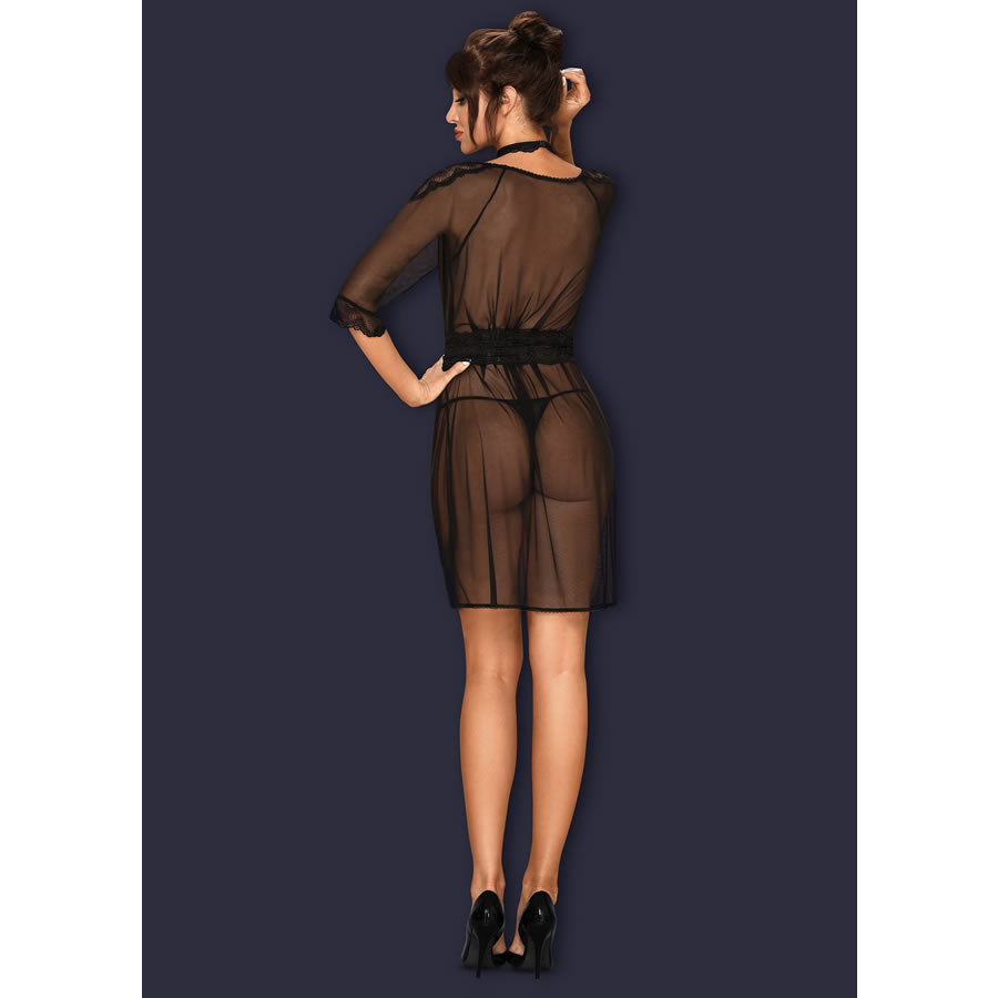 ogrinjalo Lucita kimono Obsessive 2 Prosojno ogrinjalo s čipko Lucita