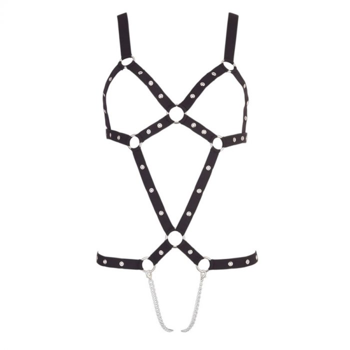 Bad Kitty Harness z verižico